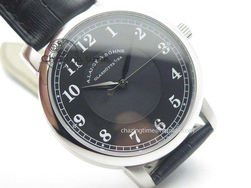Sax-O-Mat MK Best Edition SS Black Dial On Black Leather Strap A88275