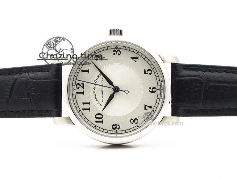 Sax-O-Mat MK Best Edition SS White Dial On Black Leather Strap A88275