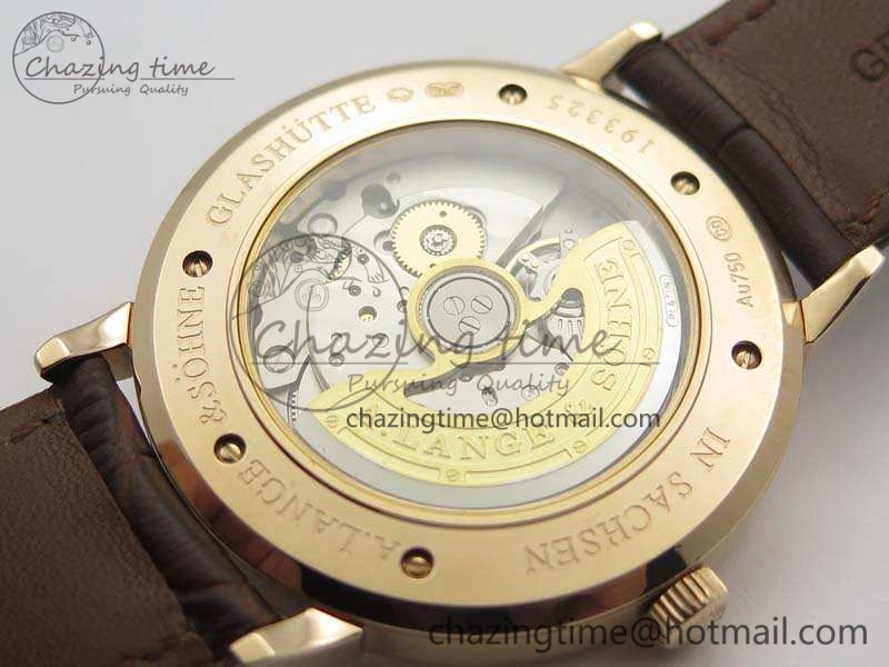 Saxonia Thin 211.026 RG Gold Dial On Leather Strap MIYOTA 9015