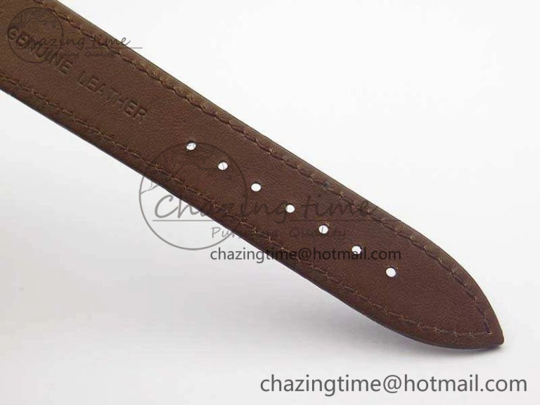 Saxonia Thin 211.026 RG Gold Dial On Leather Strap MIYOTA 9015