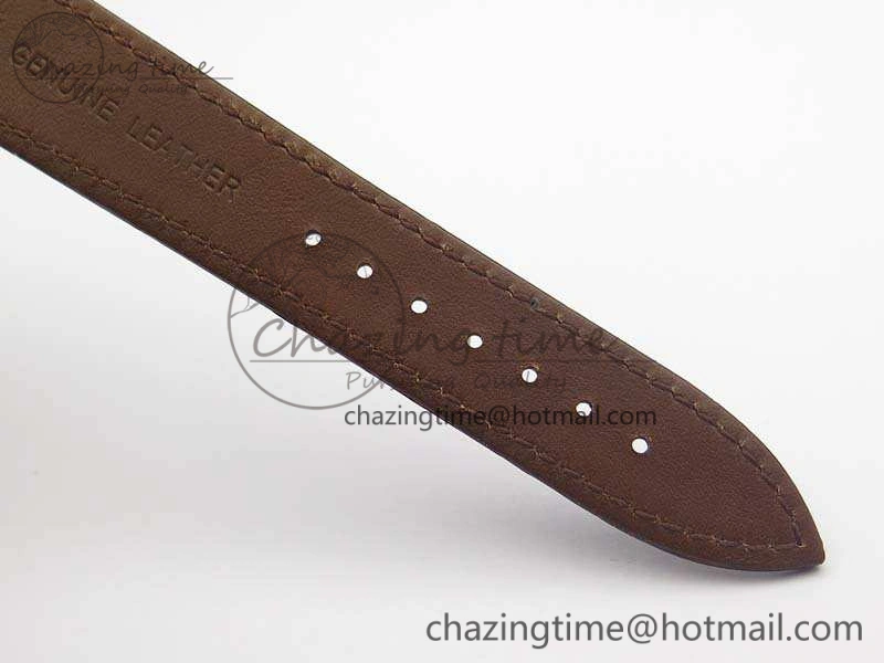 Saxonia Thin 211.026 RG Gold Dial On Leather Strap MIYOTA 9015