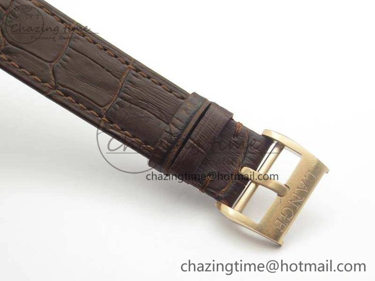 Saxonia Thin 211.026 RG Gold Dial On Leather Strap MIYOTA 9015