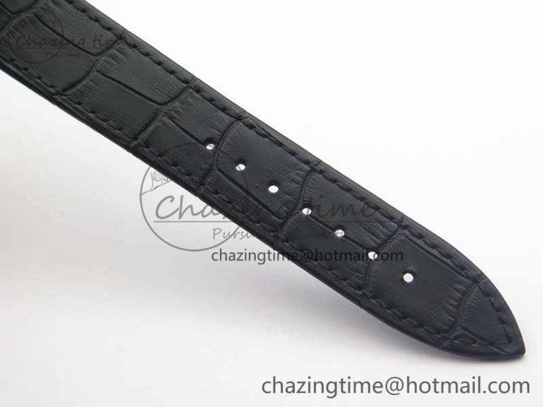 Saxonia Thin 211.026 RG Gray Dial On Leather Strap MIYOTA 9015