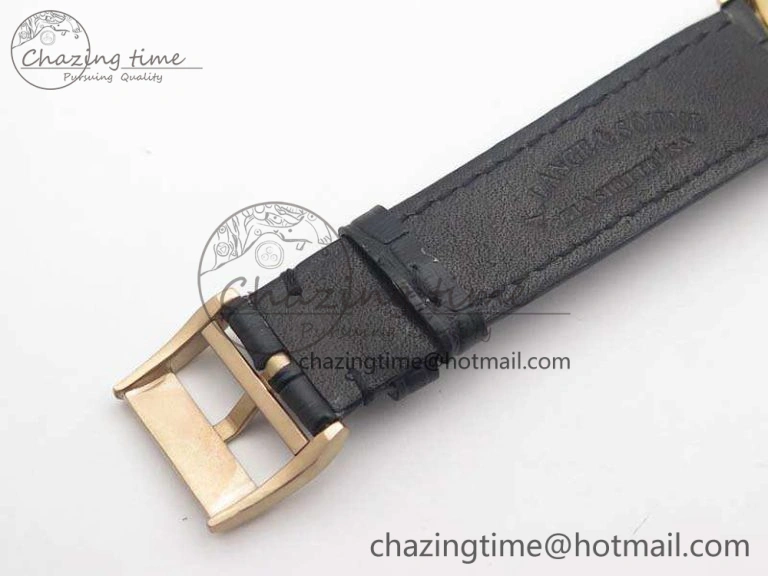 Saxonia Thin 211.026 RG Gray Dial On Leather Strap MIYOTA 9015