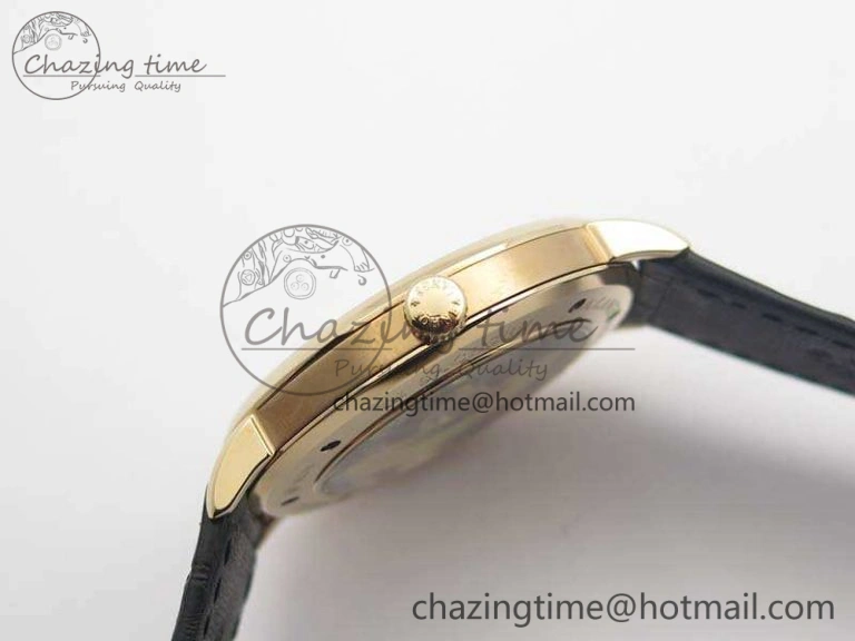 Saxonia Thin 211.026 RG Gray Dial On Leather Strap MIYOTA 9015