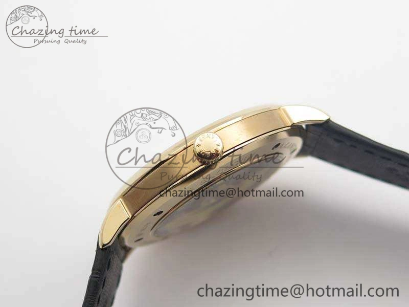 Saxonia Thin 211.026 RG Gray Dial On Leather Strap MIYOTA 9015