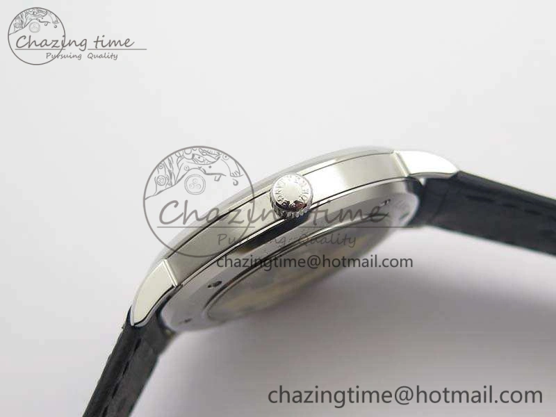 Saxonia Thin 211.026 SS Gray Dial On Leather Strap MIYOTA 9015