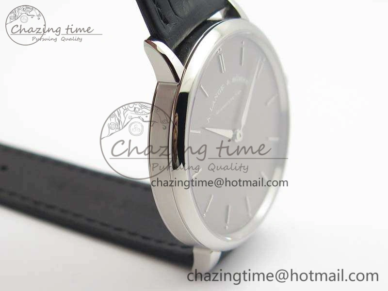Saxonia Thin 211.026 SS Gray Dial On Leather Strap MIYOTA 9015