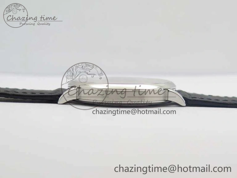 Saxonia Thin 211.026 SS Gray Dial On Leather Strap MIYOTA 9015