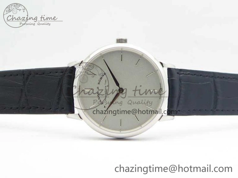 Saxonia Thin 211.026 SS White Dial On Leather Strap MIYOTA 9015