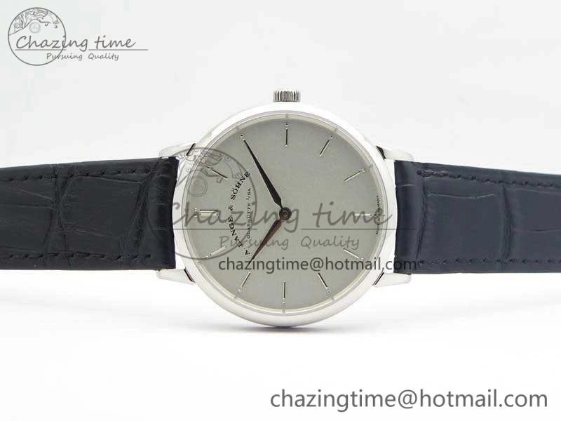 Saxonia Thin 211.026 SS White Dial On Leather Strap MIYOTA 9015