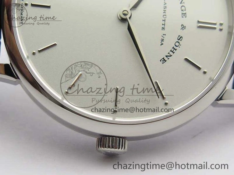 Saxonia Thin 211.026 SS White Dial On Leather Strap MIYOTA 9015