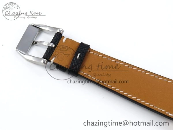 Saxonia Thin RG F8F Edition Orange Dial on Black Leather Strap A23J