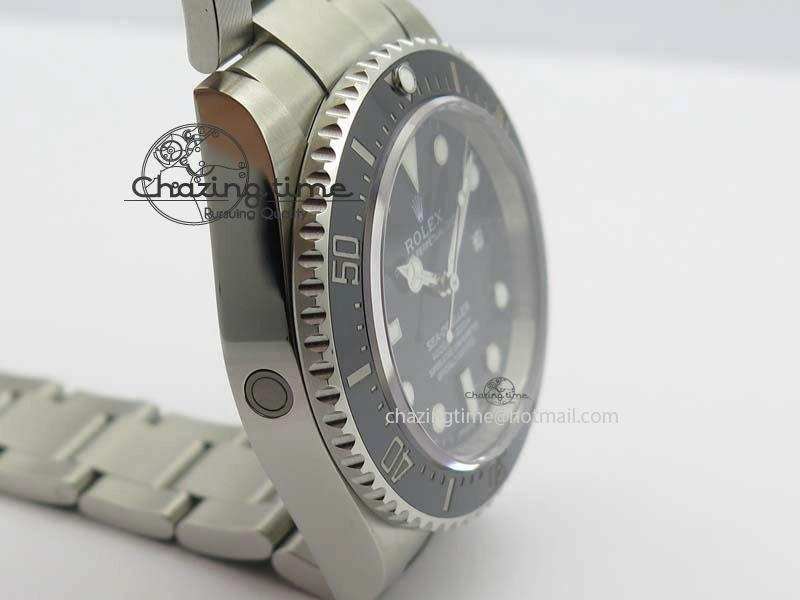 Sea-Dweller 116600 Black Ceramic 1:1 Noob Best Edition On SS Bracelet SA3135 V2