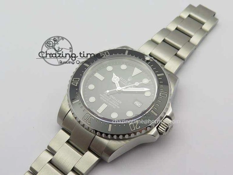 Sea-Dweller 116600 Black Ceramic 1:1 Noob Best Edition On SS Bracelet SA3135 V2