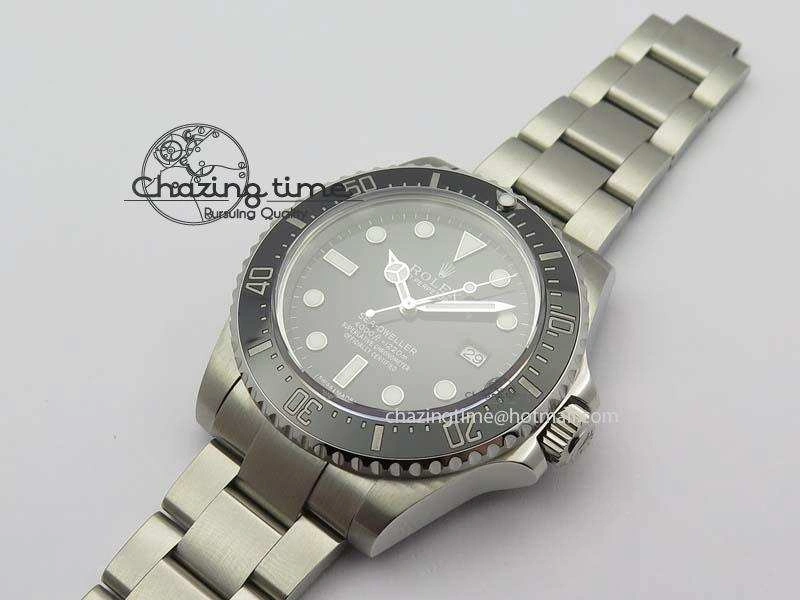Sea-Dweller 116600 Black Ceramic 1:1 Noob Best Edition On SS Bracelet SA3135 V2