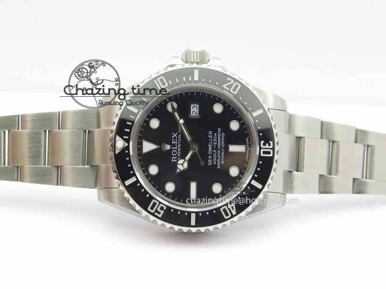 Sea-Dweller 116600 Black Ceramic BP Maker Best Edition On SS Bracelet SA3135