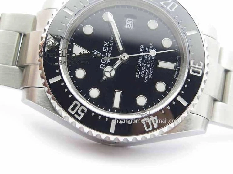 Sea-Dweller 116600 Black Ceramic BP Maker Best Edition On SS Bracelet SA3135