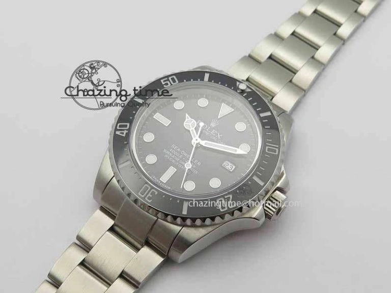 Sea-Dweller 116600 Black Ceramic BP Maker Best Edition On SS Bracelet SA3135