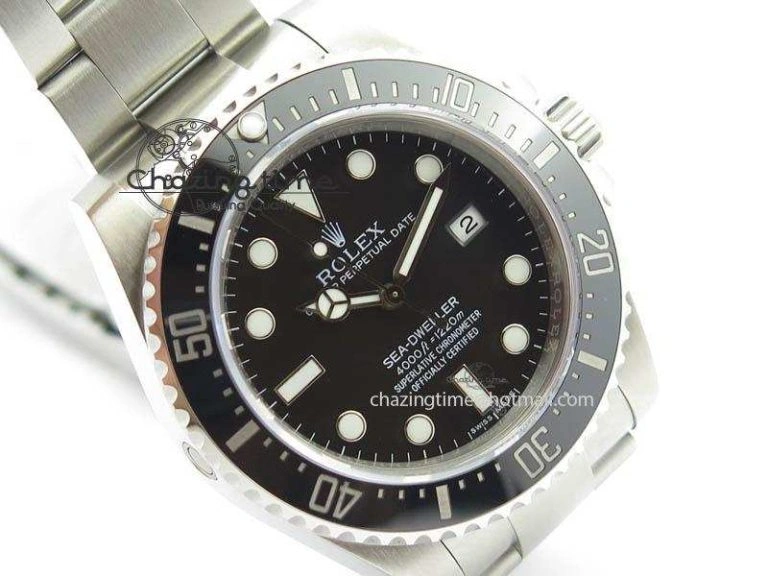 Sea-Dweller 116600 Black Ceramic Noob 1:1 Best Edition On SS Bracelet SA3135 V7