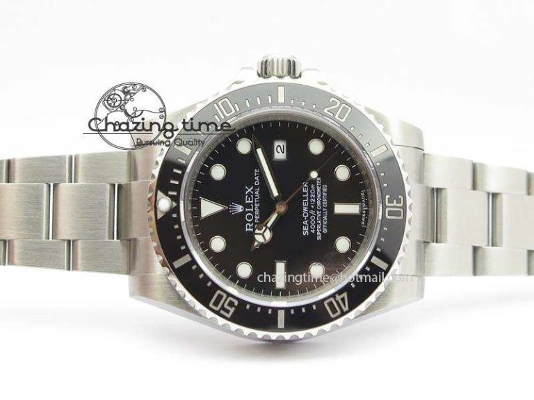 Sea-Dweller 116600 Black Ceramic Noob 1:1 Best Edition On SS Bracelet SA3135 V7
