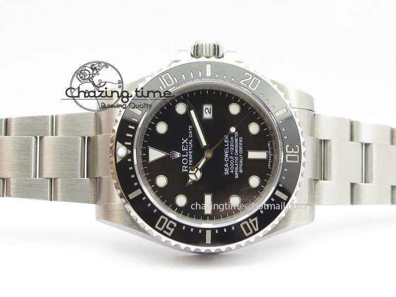 Sea-Dweller 116600 Black Ceramic Noob 1:1 Best Edition On SS Bracelet SA3135 V7