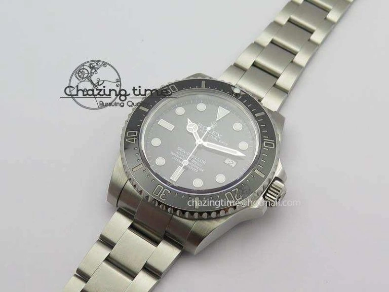 Sea-Dweller 116600 Black Ceramic Noob 1:1 Best Edition On SS Bracelet SA3135 V7