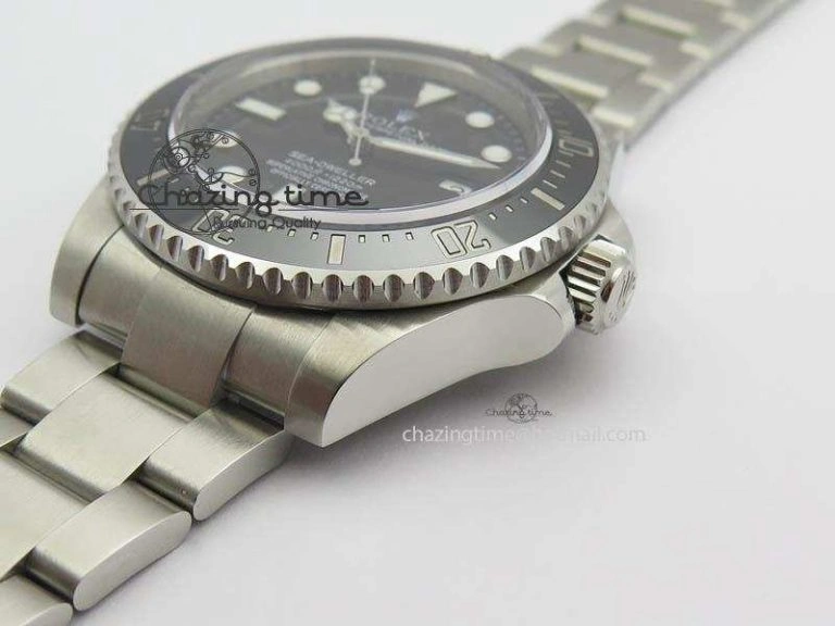 Sea-Dweller 116600 Black Ceramic Noob 1:1 Best Edition On SS Bracelet SA3135 V7