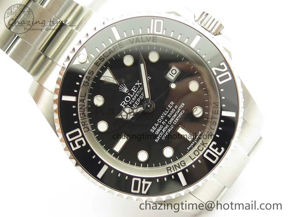 Sea-Dweller 116660 ARF 1:1 Best Edition 904L SS Case and Bracelet Black Dial SH3135 V2
