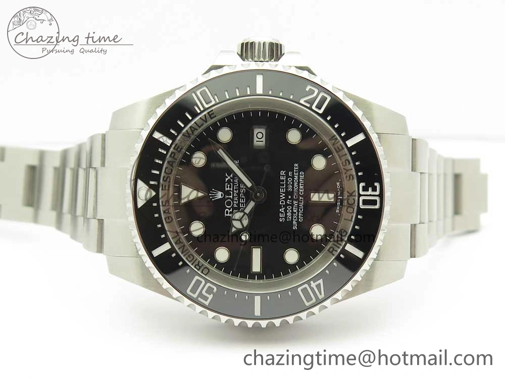 Sea-Dweller 116660 ARF 1:1 Best Edition 904L SS Case and Bracelet Black Dial SH3135 V2
