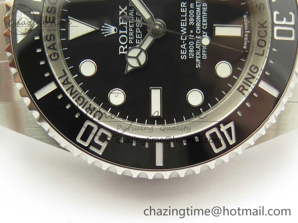 Sea-Dweller 116660 ARF 1:1 Best Edition 904L SS Case and Bracelet Black Dial SH3135 V2