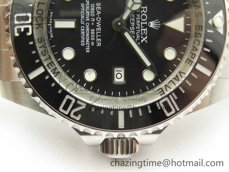 Sea-Dweller 116660 ARF 1:1 Best Edition 904L SS Case and Bracelet Black Dial SH3135 V2