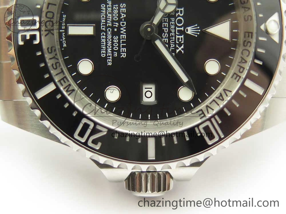 Sea-Dweller 116660 ARF 1:1 Best Edition 904L SS Case and Bracelet Black Dial SH3135 V2