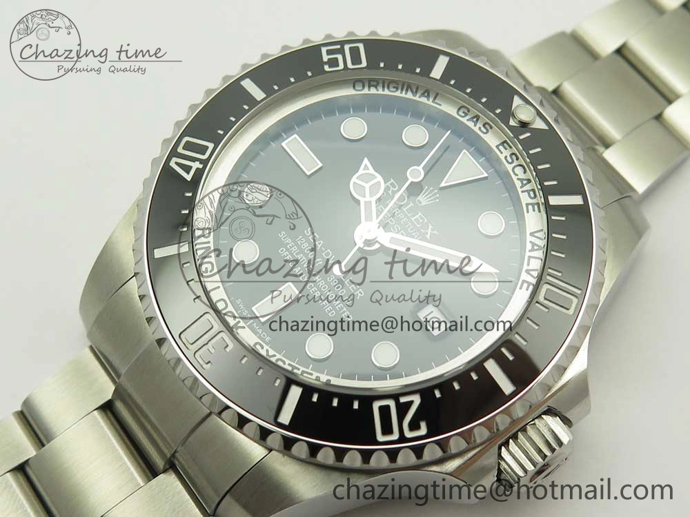 Sea-Dweller 116660 ARF 1:1 Best Edition 904L SS Case and Bracelet Black Dial SH3135 V2