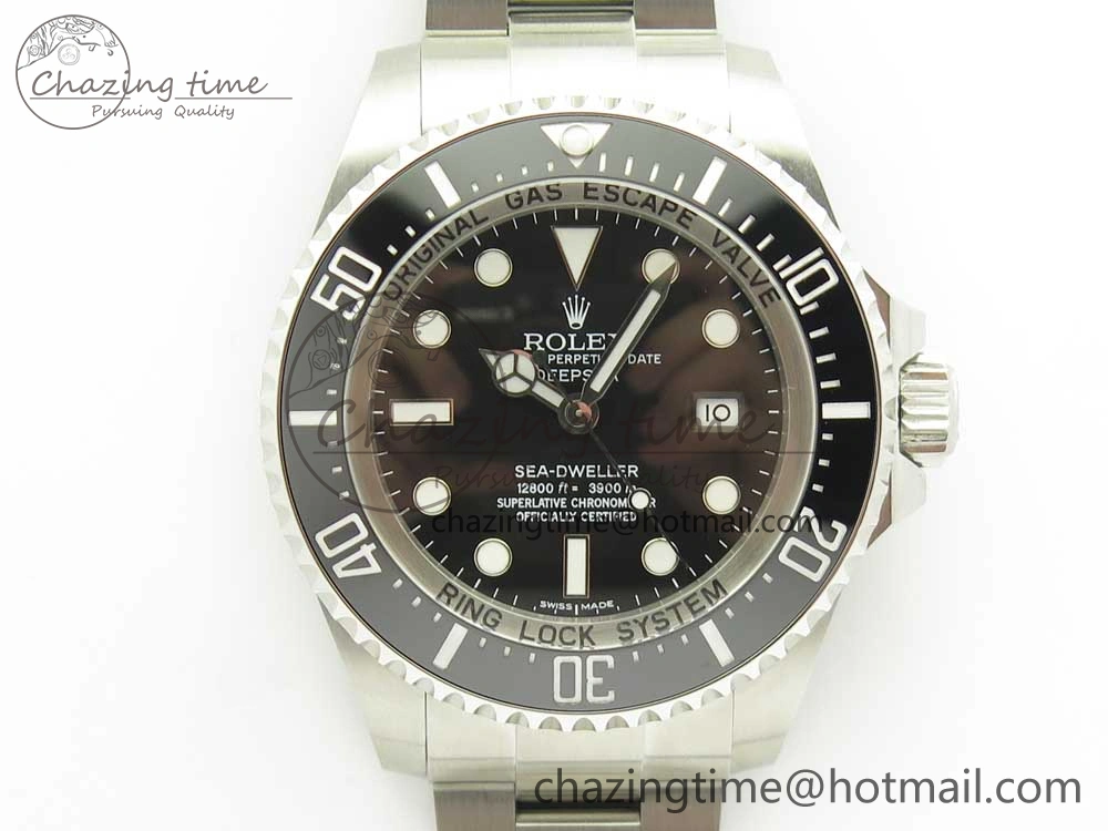 Sea-Dweller 116660 ARF 1:1 Best Edition 904L SS Case and Bracelet Black Dial SH3135 V2