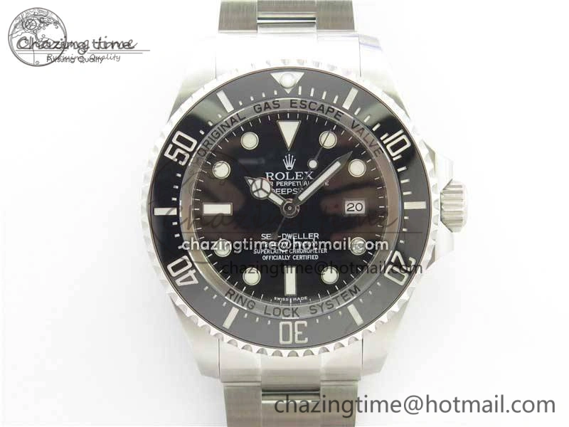 Sea-Dweller 116660 Black Ceramic ARF 1:1 Best Edition 904L SS Case and Bracelet A2824 V3