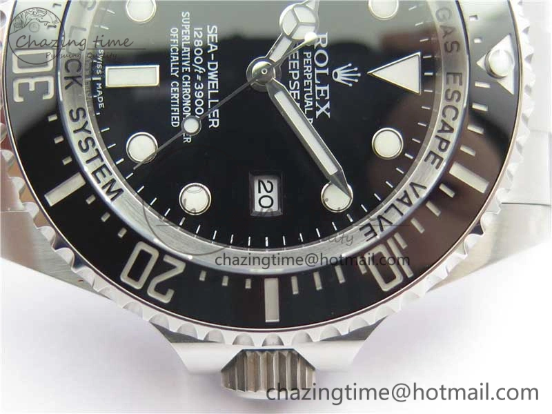 Sea-Dweller 116660 Black Ceramic ARF 1:1 Best Edition 904L SS Case and Bracelet A2824 V3