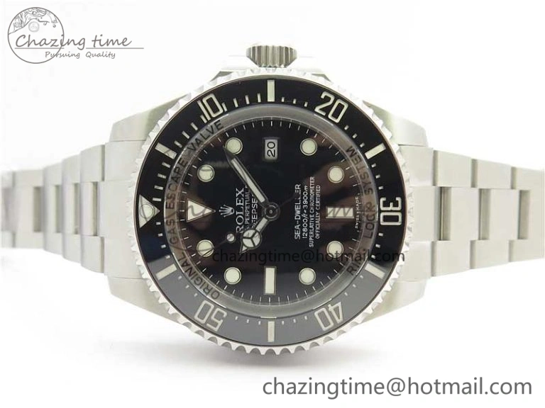 Sea-Dweller 116660 Black Ceramic ARF 1:1 Best Edition 904L SS Case and Bracelet A2824 V3