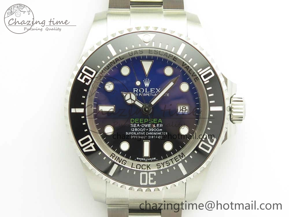 Sea-Dweller 116660 “D-BLUE” ARF 1:1 Best Edition 904L SS Case and Bracelet SH3135 V2
