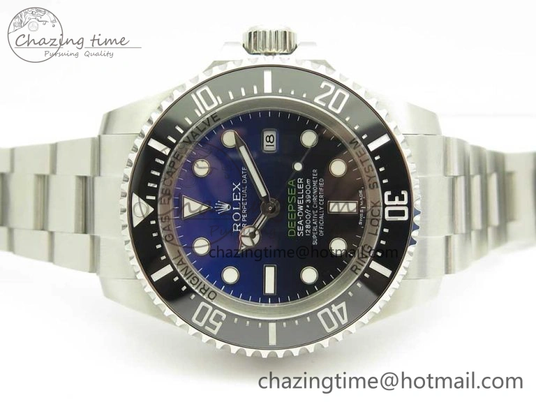Sea-Dweller 116660 “D-BLUE” ARF 1:1 Best Edition 904L SS Case and Bracelet SH3135 V2