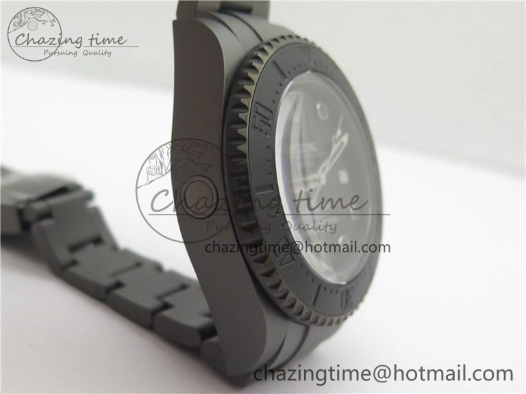 Sea-Dweller 116660 DLC VRF 1:1 Best Edition Black Dial on SS Bracelet A2836