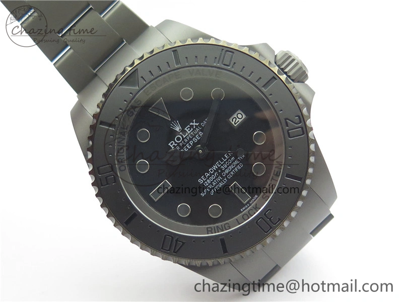 Sea-Dweller 116660 DLC VRF 1:1 Best Edition Black Dial on SS Bracelet A2836
