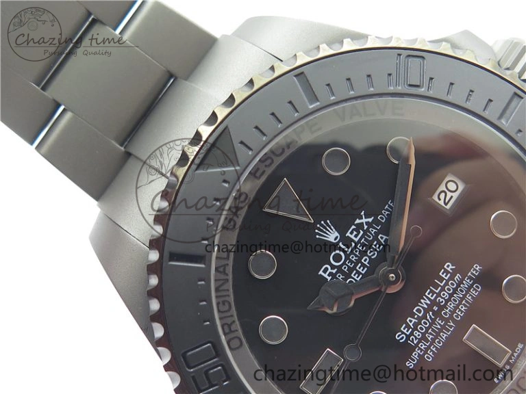 Sea-Dweller 116660 DLC VRF 1:1 Best Edition Black Dial on SS Bracelet A2836