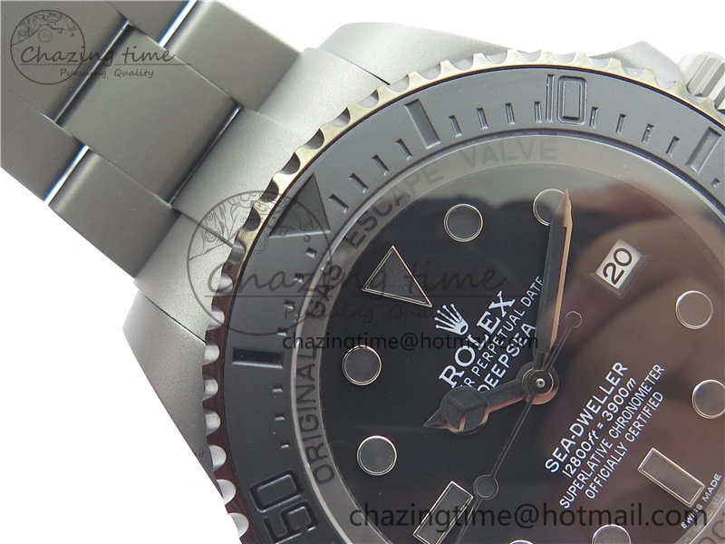 Sea-Dweller 116660 DLC VRF 1:1 Best Edition Black Dial on SS Bracelet A2836