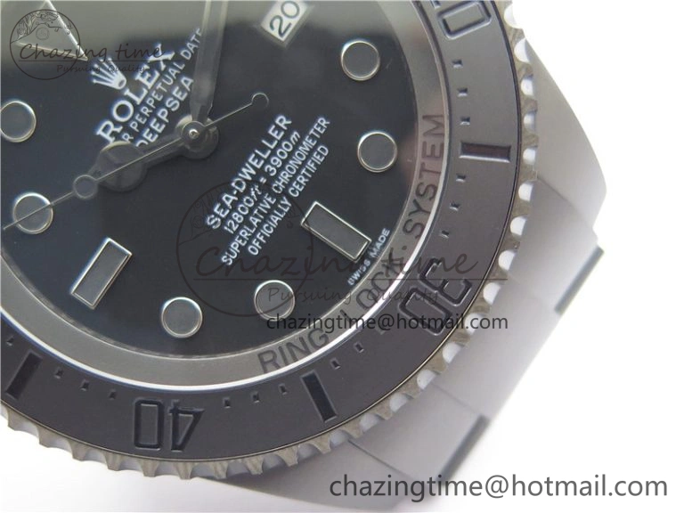 Sea-Dweller 116660 DLC VRF 1:1 Best Edition Black Dial on SS Bracelet A2836