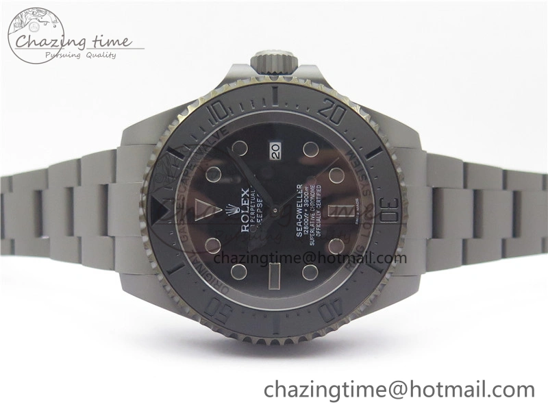 Sea-Dweller 116660 DLC VRF 1:1 Best Edition Black Dial on SS Bracelet A2836