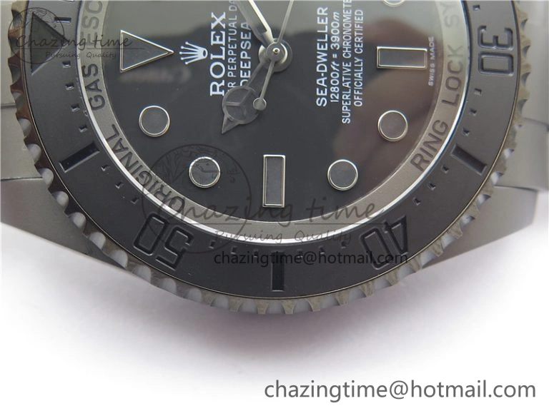 Sea-Dweller 116660 DLC VRF 1:1 Best Edition Black Dial on SS Bracelet A2836