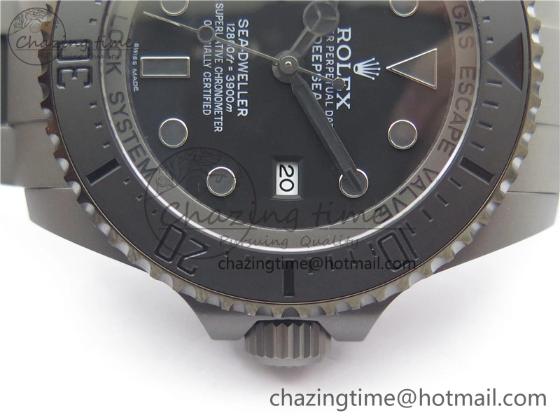 Sea-Dweller 116660 DLC VRF 1:1 Best Edition Black Dial on SS Bracelet A2836