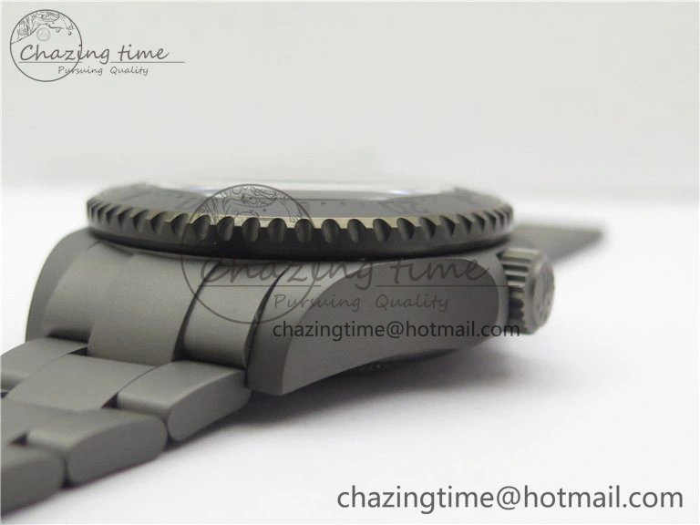 Sea-Dweller 116660 DLC VRF 1:1 Best Edition Black Dial on SS Bracelet A2836