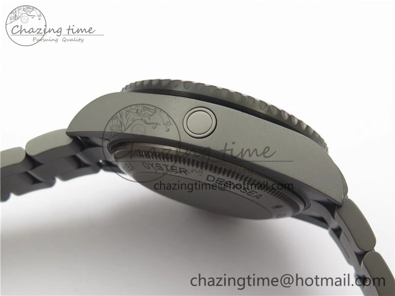 Sea-Dweller 116660 DLC VRF 1:1 Best Edition Black Dial on SS Bracelet A2836
